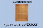 Catálogo Puertas Marca "GABAL"