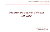 Diseño de planta minera