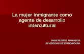 La Mujer Inmigrante Como Agente de Desarrollo Intercultural