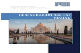 Restauración Del Taj Mahal
