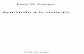 Albaiges, Josep - Ayudando a La Memoria