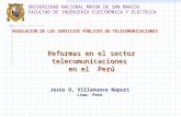 Las reformas en el sector de las telecomunicaciobes en el Perú.ppt