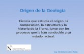 Origen de La Geología