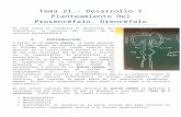 Anatomía III - Tema 21.- Desarrollo y Planteamiento Del Prosencefalo. Diencefalo
