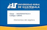 Clase 02 - Elementoas Algebraicos