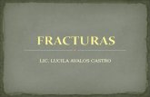 Fracturas externas e Internas.