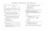 Examen Historia de México
