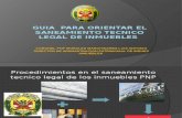 Guia de Procedimientos Para Saneamiento Tecnico Legal 24abr2013