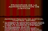 Principios de La Administracion de Justicia