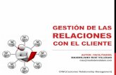 CRM - Gestión de las relaciones con el cliente