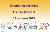 Reunión Padres 3 Basico a Mayo 2015