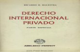 Derecho Internacional Privado - Parte Especial - Ricardo Balestra