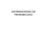 Distribuciones de Probabilidad