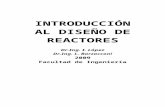 Introducción Al Diseño de Reactores