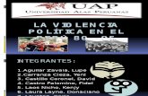La Violencia Política en El Perú 80 -Diapos