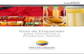 Guia de Etiquetado Para Alimentos y Productos Textiles