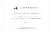 Manual de Prevencion Del Lavado de Activos y Del Financiamiento Del Terrorismo 2012