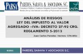 Analisis de Riesgos Ley Del Iva y Reg 62013