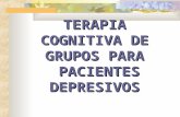 Terapia Cognitiva en Grupos, Depresivos