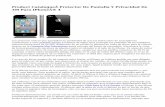Product Catalogue Protector De Pantalla Y Privacidad De 3M Para IPhone® 4