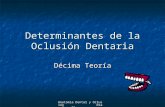 Clase 10 Determinantes de La Oclusión Dentaria
