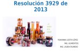 Resolucion 3929 de 2013