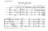 Webern - 5 Piezas Para Cuarteto de Cuerda, Op 5