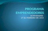 Programa de Emprendedores