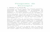 Programa de Biología