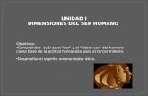 Unidad I - Dimensiones Del Ser Humano