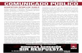 Comunicado Juventud Rebelde Chile