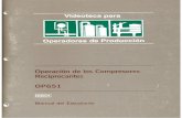 Operación de Los Compresores Reciprocantes OP651 (IHRDC)