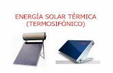 Energia Solar Termica Termosifon