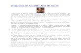 Biografía de Antonio José de Sucre