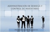 Administracion de Bodega y Control de Inventario Clase 1