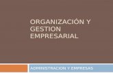 Organización y Gestion Empresarial