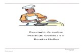 Manual de Recetas. Practicas  de cocina Niveles I y II       Fundapi Nivel I y II Scrib