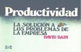 Productividad La Solucion a Los Problemas - David Bain