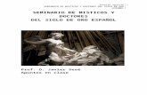 Seminario Místicos y Doctores Del Siglo de Oro Español