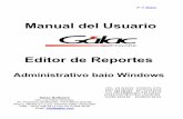 Manual de Usuario Editor de Reportes Guia de Adiestramiento