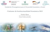 Primer Informe de Institucionalidad Economica 2013 Presentacion
