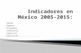 Indicadores en México 2005-2015