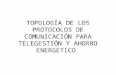 Topología de Los Protocolos de Comunicación Para Telegestión