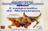 AD&D 2.0 - Compendio de Monstruos Vol I