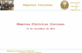 Clase N° 01 - Máquinas Síncronas- 21-11-2014