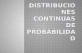 Distribuciones Continuas (Normal)