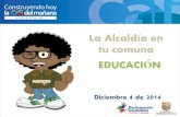 Educacion Comuna 6 Balance Alcaldia en Tu Barrio