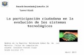 Tarea ISAAC La Participación Ciudadana en La Evolución de Los SISTEMAS TECNOCLÓGICOS