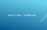 ANALISIS TENSO - DEFORMACIONAL