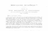 Descartes - Meditaciones Metafísicas